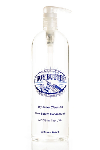 Boy Butter Clear Formula 32 oz - Super Size Pump