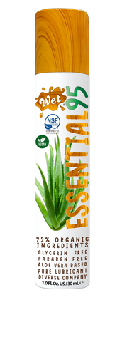Wet® Essential95™ Certified 95% Organic Aloe Based Lubricant 1 Fl. Oz./30mL