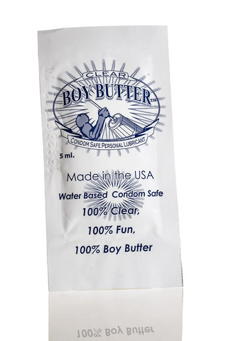 Boy Butter Clear Formula Single Use Packet