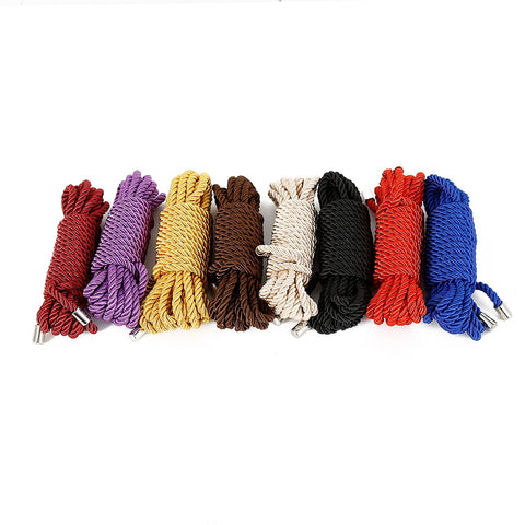 10m Silk Restraints Binding Rope - Bdsm Body Bondage Shibari