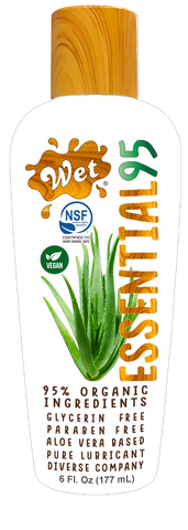 Wet® Essential95™ Certified 95% Organic Aloe Based Lubricant 6 Fl. Oz./177mL
