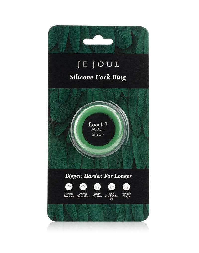 Je Joue - Green Silicone C-Ring - Medium Stretch