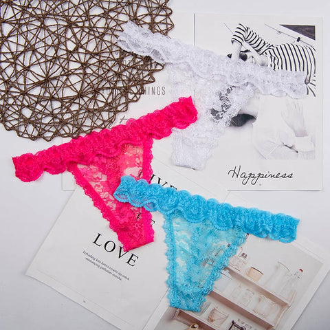 Silk Thongs g string Seamless Panties - Low-Rise Intimates