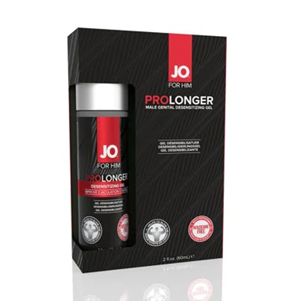 JO Prolonger Gel - Benzocaine Free - Desensitizer 2 floz / 60 mL