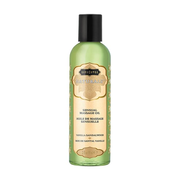 Naturals Massage Oil Vanilla Sandalwood (2oz)