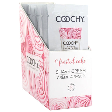 Coochy Shave Cream Frosted Cake foil 15ml Display 24pc