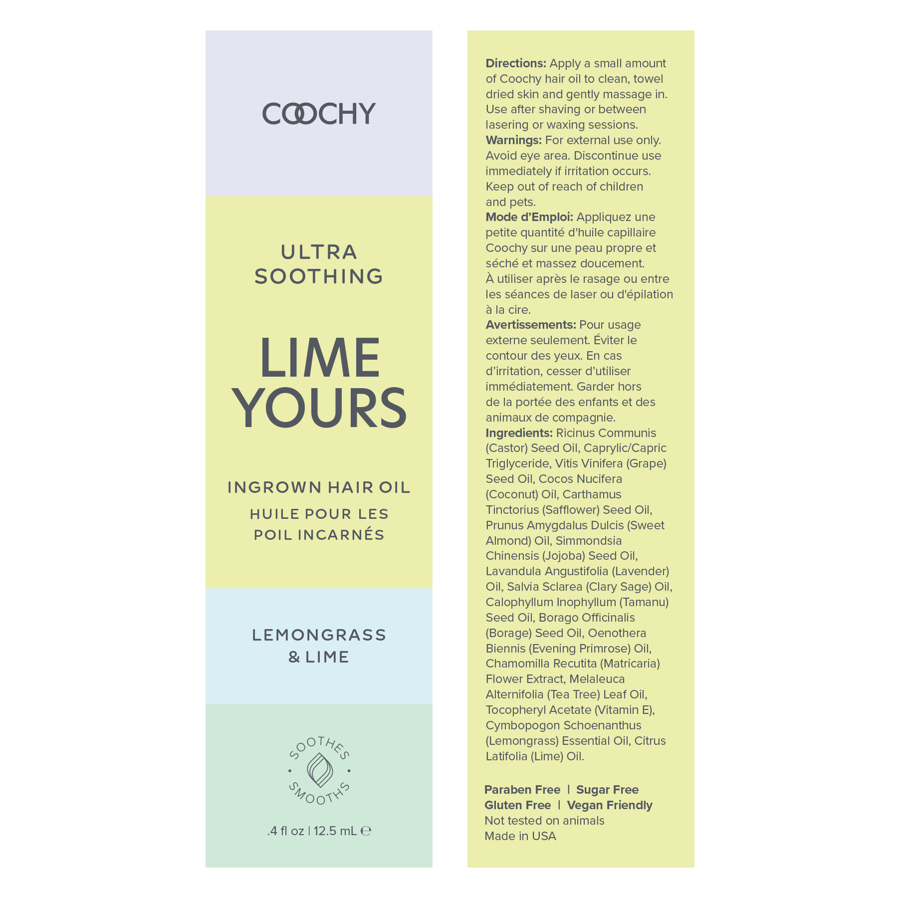 HP2702 - COOCHY ULTRA Ultra Soothing Ingrown Hair Oil .4 oz