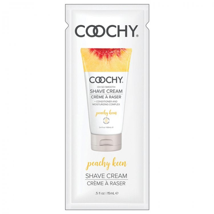 COOCHY SHAVE CREAM Peachy Keen 0.5 fl oz  |  15mL - FOIL