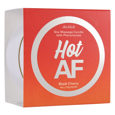 MOOD CANDLES Hot AF - Pheromone Massage Candle Black Cherry 4oz | 113g