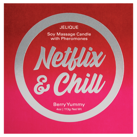 SOY MASSAGE CANDLE NETFLIX & CHILL BERRY YUMMY 4 FL OZ