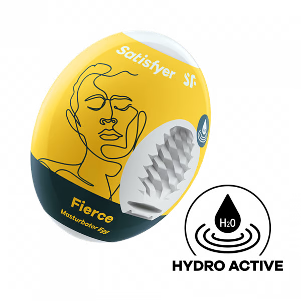 Satisfyer Masturbator Egg Single (Fierce) Yellow