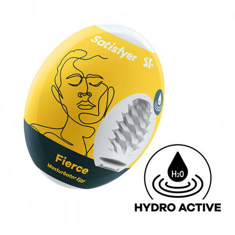 Satisfyer Masturbator Egg Single (Fierce) Yellow