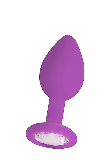 Shots Toys Diamond Butt Plug Regular Purple