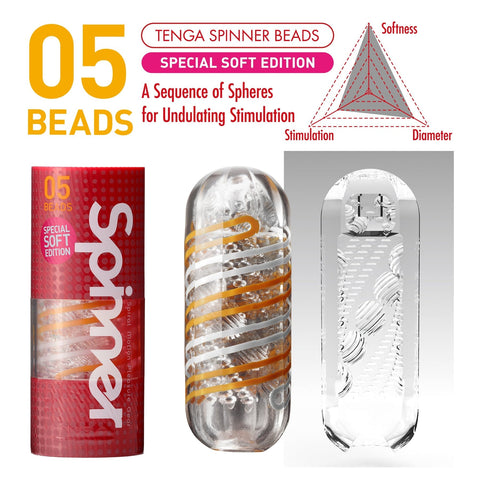 Tenga Spinner 05 Beads Special Soft Edition